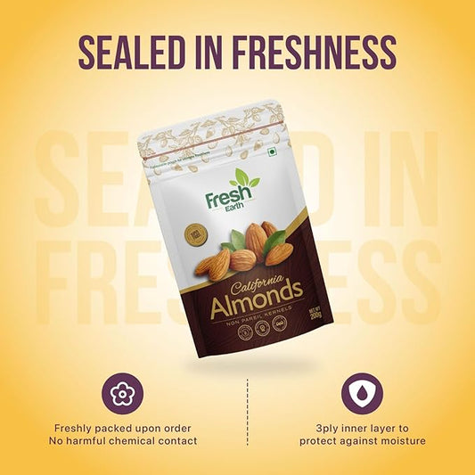 NATURAL CALIFORNIA ALMONDS (500G)