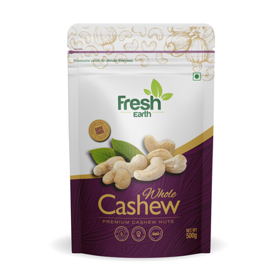 NATURAL WHOLE CASHEWS (200G)