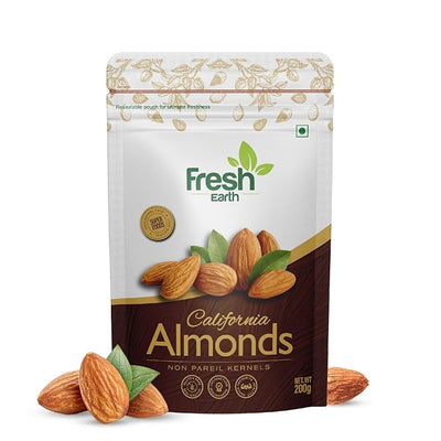 NATURAL CALIFORNIA ALMONDS (200G)