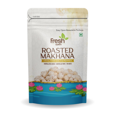 ROASTED MAKHANA WITH HIMALAYAN SALT & PEPPER (50G)